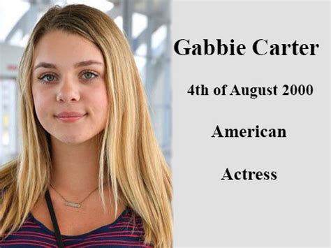 gabbie carter real name|Gabbie Carter Biography, Age, Wiki, Height, Weight, Boyfriend,。